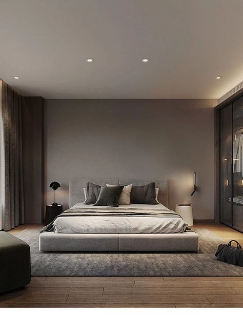 Downlights Bedroom, Bedroom Downlights, Bedroom Views, Kitchen Views, House Decoration, Apartment Interior Design, Dream Rooms, Apartment Interior, Bedroom Lighting