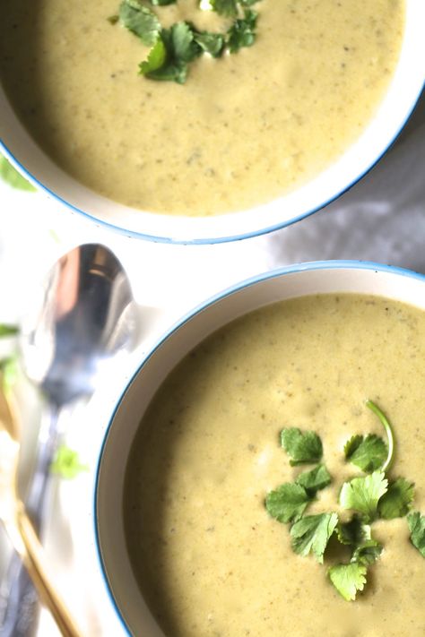 Cilantro Detox Soup - Predominantly Paleo Cilantro Soup Recipe, Cilantro Soup, Aip Soup, Soup Cleanse, Cilantro Recipes, Detox Soup, Aip Recipes, Whole30 Recipes, New Year New You