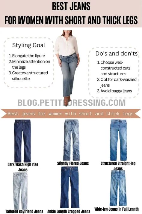 Jeans Style Guide, Best Jeans For Women, Short And Thick, Ankle Length Jeans, Short Legs, Tall Girl, Best Jeans, Fit Mom, Washed Jeans