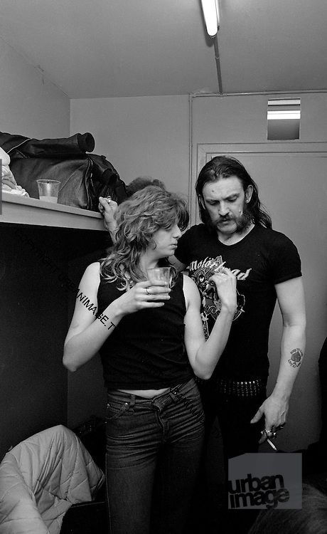 Lemmy and Kelly Johnson (Girlschool) Kelly Johnson, Lemmy Motorhead, Lemmy Kilmister, Thrash Metal, Iron Maiden, Guitarist, Hard Rock, Famous People, Rock N Roll