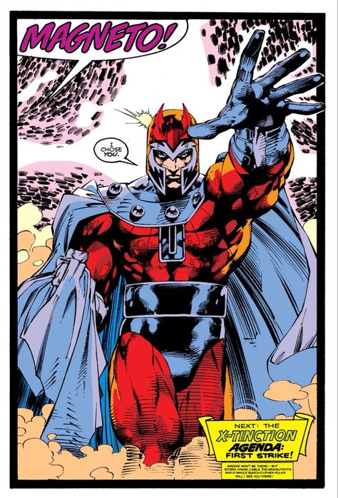 Magneto in Uncanny X-Men vol 1 #269 | Art by Jim Lee, Art Thibert & Steve Buccellato Jim Lee Art, Kirby Art, Comic Book Panels, Comic Book Artwork, Jim Lee, Marvel Villains, Marvel Comic Universe, Marvel Comic Character, Uncanny X-men