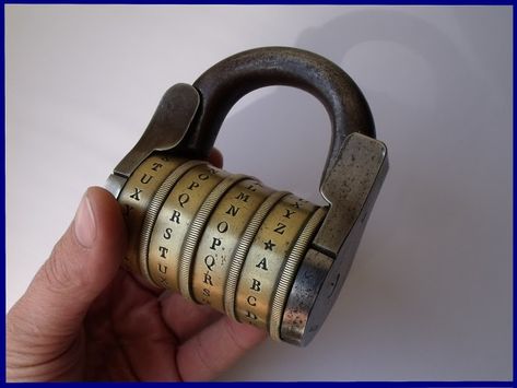 Escape Room Themes, Combination Locks, Old Doors, Key Lock, Lock And Key, Everyday Items, Rare Antique, Something Special, Antique Bronze