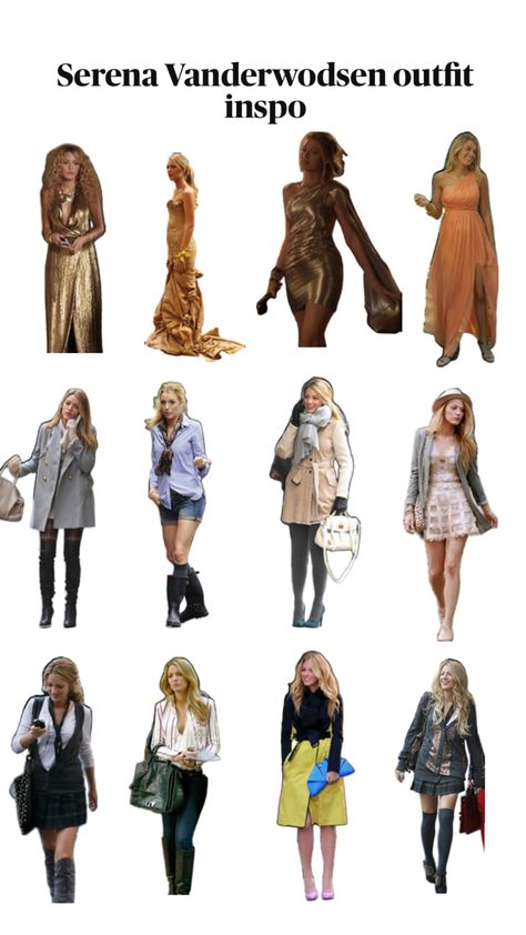 Gossip girl style Gossip Girl Serena Outfits, Gossip Girl Outfits Serena, Gossip Girl Halloween Costume, Gossip Girl Outfits Inspiration, Gossip Girl Dresses, Gossip Girl Style, Serena Vanderwoodsen, Gossip Girl Serena, Eve Costume