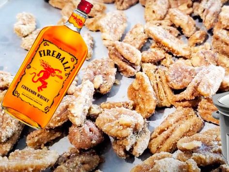 Try Crockpot Fireball Whisky Candied Pecans Recipe recipe, and find more inspiration like this on Whisk. 106 members have saved this recipe to their recipe box. Fireball Nut Recipes, Fireball Candied Pecans, Fireball Pecans, Christmas Pecans, Crockpot Candy Pecans, Yellowstone Party, Escargot Recipe, Fireball Recipes, Pecan Recipe