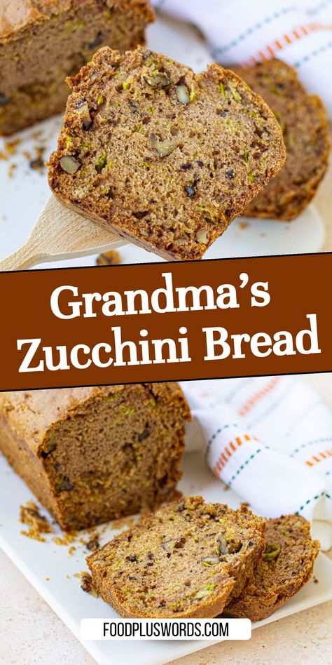 This delightful and nostalgic old fashioned zucchini bread recipe brings back memories of Grandma's kitchen. Its moist texture and comforting flavors make it the perfect summer treat. For those looking to recreate that classic taste, this zucchini bread is a must-try. Enjoy the best of both worlds with this easy and delicious dessert bread that will surely become a family favorite. Indulge in the goodness of homemade baked goods with this old fashioned zucchini bread recipe – a true taste of tra Classic Zucchini Bread Recipes, Old Fashioned Zucchini Bread, Zucchini Bread Recipes Moist Easy, Zucchini Bread Recipes Moist, Moist Zucchini Bread Recipe, Christmas Party Fingerfood Ideas, Party Fingerfood Ideas, Summer Squash Bread, Easy Christmas Food