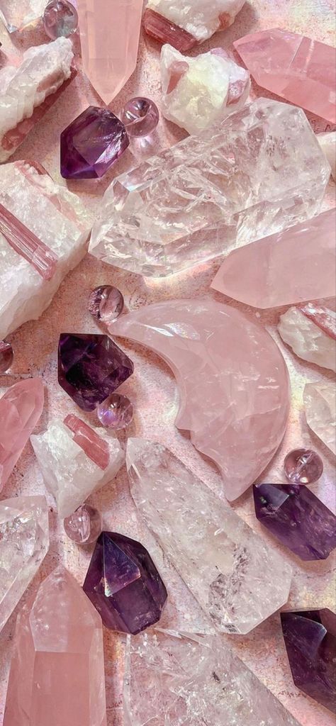 Crystal Phone Background, Crystals Wallpaper Aesthetic, Crystal Aesthetic Wallpaper, Crystals Wallpaper, Wallpaper Iphone Minimalist, Wallpaper Mawar, Summer Phone Wallpapers, Wallpapers Floral, Wallpaper Iphone Tumblr