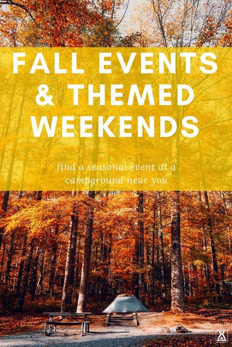 Fall Events and Themed Weekends | KOA Camping Blog Koa Camping, Rv Travel Destinations, Koa Campgrounds, Fall Events, Camping Theme, Big Things, Rv Travel, Camping Experience, Camping & Hiking