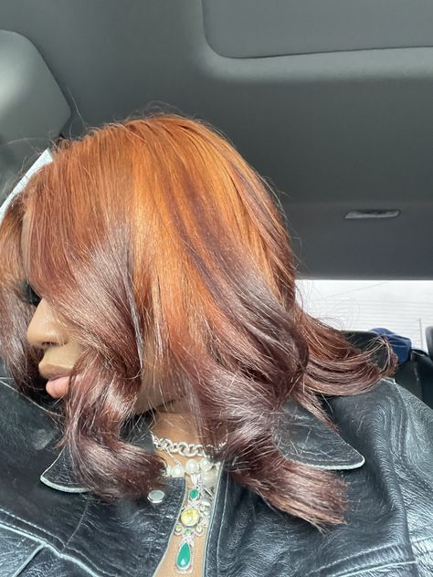 lee on Twitter: "new hair color… " Pressed Natural Hair, Silk Press Natural Hair, Girl Hair Colors, Ginger Hair Color, Dyed Hair Inspiration, Dyed Natural Hair, Pretty Hair Color, Hair Laid, Dye My Hair