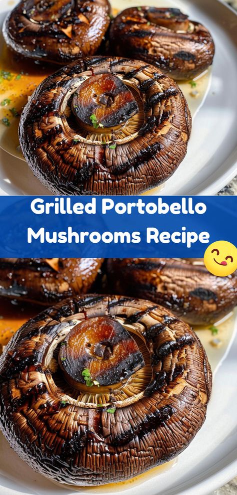 Delicious grilled portobello mushrooms – a quick and easy recipe How To Grill Portabella Mushrooms, Grilling Portabella Mushrooms, Grilled Portobello Mushrooms, Portobello Mushrooms Recipes, Grilled Portabella Mushroom Recipes, Grilled Mushroom Recipes, Portobello Mushroom Recipes Healthy, Mushrooms On The Grill, Portobello Mushroom Marinade