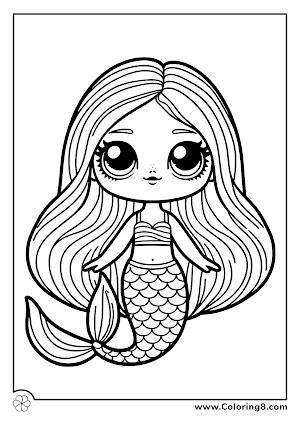 LOL Surprise doll as a mermaid Lol Mermaid, Mermaid Coloring Pages Free Printable, Lol Coloring Pages, Mickey Mouse Pumpkin, Coloring Pages Free Printable, Mermaid Coloring Pages, Disney Animals, Mermaid Coloring, World Of Gumball