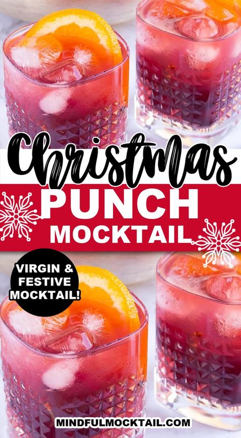 If you’re hunting for an easy, delicious non alcoholic Christmas punch, you’ve found it. Planning a holiday event can be busy enough without having the additional task of preparing and serving drinks, so why not whip this up in advance and your guests can serve themselves! Nye Nonalcoholic Punch, Christmas Virgin Cocktails, Non Achololic Christmas Drinks, Christmas Slush Mocktail, Low Calorie Punch Recipes Non Alcoholic, Delicious Punch Recipes Non Alcoholic, Easy Non Alcoholic Christmas Punch, Christmas Punch Mocktail, New Years Punch Non Alcoholic