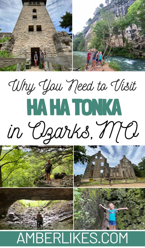 Best Rv Parks In Missouri, Branson Missouri Family Vacation, Things To Do In Lake Of The Ozarks, Haha Tonka State Park, Haha Tonka State Park Missouri, Things To Do In The Ozarks Missouri, Missouri Bucket List, Missouri Vacation Ideas, Branson Missouri Vacation Things To Do