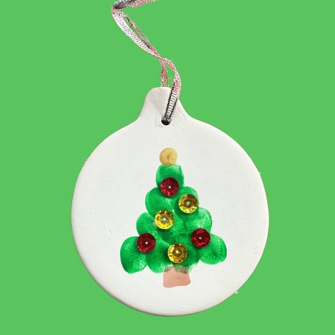 Fingerprint Christmas Tree Ornament Fingerprint Ornaments Christmas, Christmas Tree Fingerprint Craft, Finger Print Christmas Tree, Fingerprint Christmas Ornaments, Fingerprint Ornaments, Fingerprint Christmas Tree, Fingerprint Ornament, Fingerprint Christmas, Fingerprint Crafts