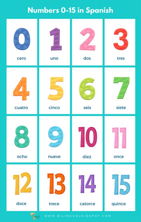 Spanish for Kids: Spanish Numbers & Counting in Spanish Spanish For Kids Printables, Counting In Spanish, Preschool Spanish Lessons, Numbers In Spanish, Spanish For Kids, Spanish Learning Activities, Spanish Words For Beginners, Preschool Spanish, Spanish Numbers