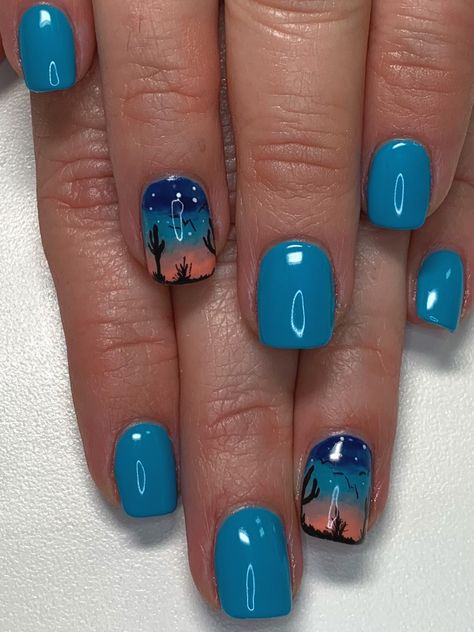 Summer Nails Western, Nail Ideas Western, Western Style Nails, Western Nail Ideas, Desert Nails, Aztec Nail Designs, Country Acrylic Nails, Rodeo Nails, Cowboy Nails