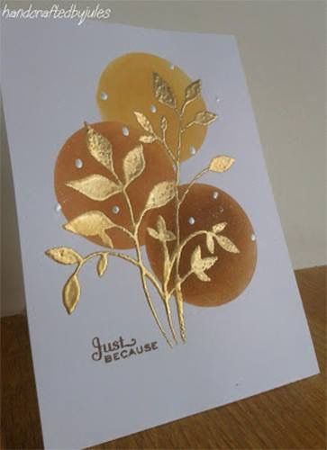 Leaf Cards, 수채화 그림, Embossed Cards, Foil Cards, Thanksgiving Cards, Fall Cards, Card Layout, Floral Cards, Creative Cards