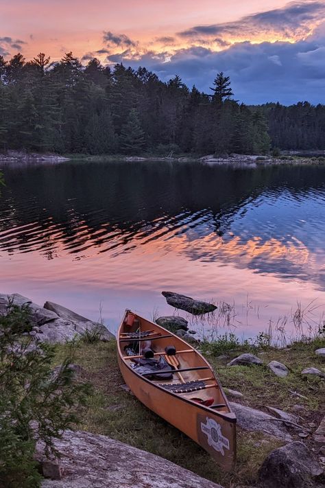 Quetico Provincial Park, Canoe Aesthetic, Canoeing Aesthetic, Canoe On Lake, Ontario Camping, Carley Fortune, Camping Lake, Lake Camp, Camp Lake