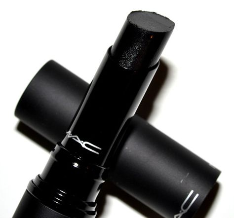 MAC Midnight Media Mattene lipstick from the Style Black collection, 2009 Mac Black Lipstick, Black Lipstick Makeup, Black Ninja, Mac Lipstick Shades, Black Mac, Black Lipstick, Tv Girl, Lip Swatches, Black Lips