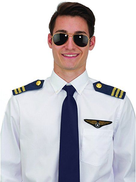 Pilot Costume Accessory Set Pilot Photography, Pilot Uniform Men, Captain Costume, Pilot Costume, Fiesta Halloween, Pilot Uniform, Aviation Fuel, Police Costume, Pilot Shirt