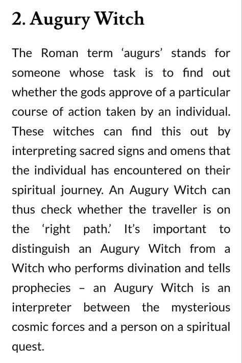 Augury Witch, Different Types Of Witches And What They Do, Witch Terminology, Basic Witch Definitions, Tips Of The Old Witches, Types Of Witchcraft Practices, Types Of Witchcraft, Witchy Garden, Hedge Witch