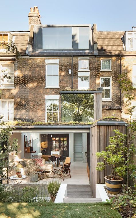 Townhouse Renovation, Nyc Townhouse, Victorian Terrace House, Roof Extension, London Townhouse, House Extension Design, Extension Designs, Rear Extension, London House