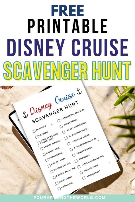 A Disney Cruise is already packed with enchanting activities and magical moments, but if you’re looking for an extra layer of fun and excitement, why not add a scavenger hunt to your trip? I created two different Disney Cruise scavenger hunt challenges as part of our fish extender gifts and I’ve got the free printables to share with you! Disney Cruise Scavenger Hunt, Cruise Scavenger Hunt, Family Summer Bucket List, Disney Cruise Fish Extender Gifts, Road Trip Scavenger Hunt, Disney Cruise Packing List, Disney Wonder Cruise, Disney Cruise Fish Extender, Interactive Gifts