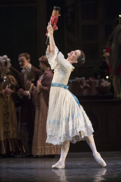 Anna Rose O’Sullivan as Clara in The Nutcracker, The Royal Ballet © 2018 ROH. Photograph by Alastair Muir Famous Ballets, Nutcracker Costumes, The Royal Opera House, Ballet Images, The Royal Ballet, Dance Picture Poses, Ballerina Barbie, Anna Rose, Kei Visual