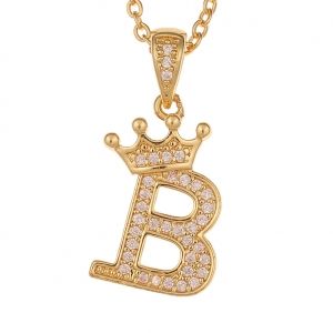 Alphabet Letter B Necklace Gold Crown Initial Pendant Alphabet Letter B Necklace Gold Crown Initial Pendant | Buy Best Cheap Necklaces [20220923-B] - $8.99 : FashionSonder - Online Best Cheap Workout Clothes & Casual Activewear Outfits Shop For Women and Men B Necklace, Cheap Necklaces With Letter Print Initial Pendant, B Initial Necklace, B Necklace Initial, A Alphabet Pendant, Letter B Necklace, Workout Clothes Cheap, Casual Activewear, Cheap Necklaces