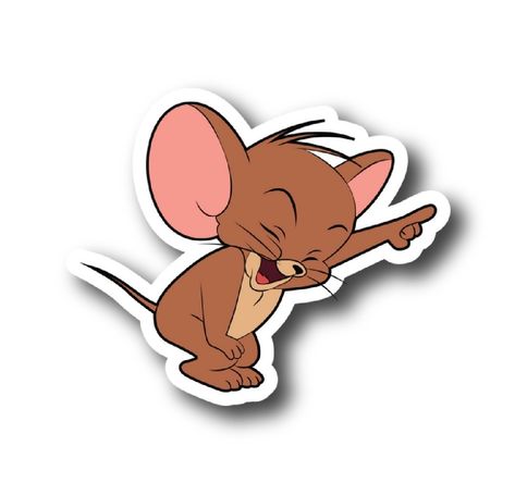 Tom And Jerry Stickers, Tom And Jerry Kids, Disney Silhouette Art, Funny Logo, Sticker Design Inspiration, Cute Disney Drawings, Tom Y Jerry, Cute Laptop Stickers, Bubble Stickers