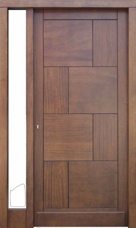 Home Door Design Modern Wood, Flush Door Design Modern Bedroom, Modern Front Door Ideas Entrance, Modern Wooden Doors Bedrooms, Bedroom Door Design Wooden, Wooden Doors Interior Modern, Veneer Door Design, Flush Doors Design Modern, Latest Door Designs