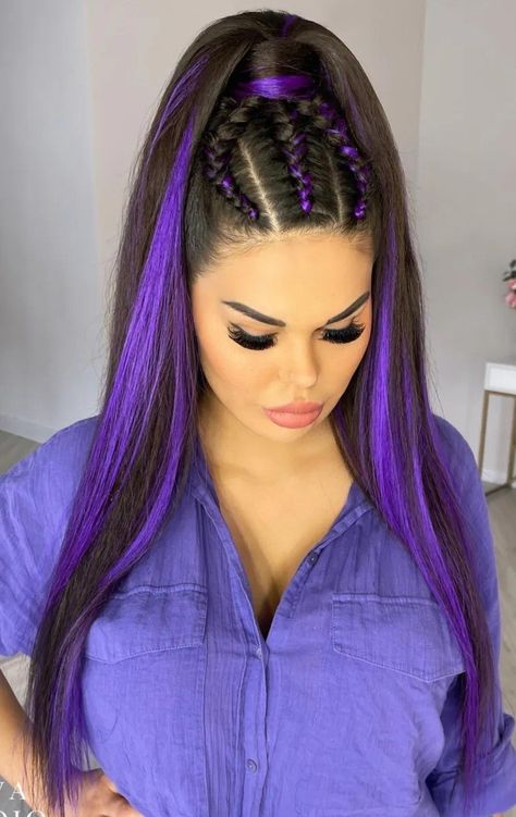 Fun Hair Extension Ideas, Hip Hop Hairstyles Dancers, Edc Hairstyles, Rave Hairstyles, Diy Hair Extensions, Hair Extensions For Short Hair, Rave Hair, Kanekalon Hairstyles, Easy Hairstyles For Thick Hair