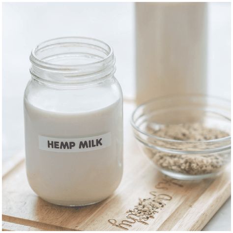 How to Make Hemp Seed Milk How To Make Hemp Milk, Vegan Plantain, Caribbean Vegan, Dairy Substitutes, Hemp Seed Milk, Bulk Cooking, Food Preserving, Hemp Milk, Nut Milk Bag