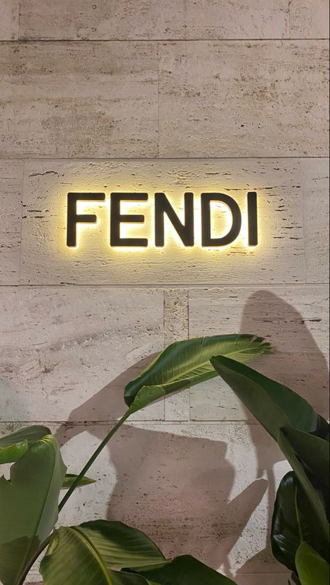 Fendi Aesthetic, Fendi Logo Design, Accent Wall Designs, Wallpaper Fashion, Clean Fashion, Fendi Logo, Instagram Branding, Fashion Wallpaper, Luxury Homes Dream Houses