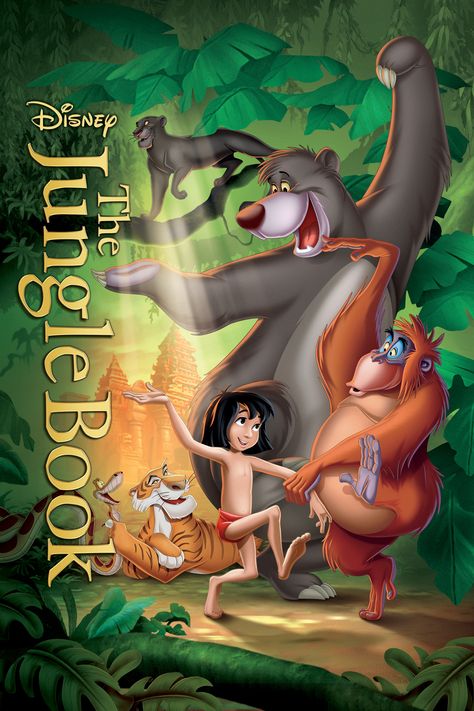 The Jungle Book Jungle Book Movie, Anastacia Disney, Jungle Book Disney, The Jungle Book, Film Disney, Walt Disney Pictures, Book Posters, All Movies, Family Movies