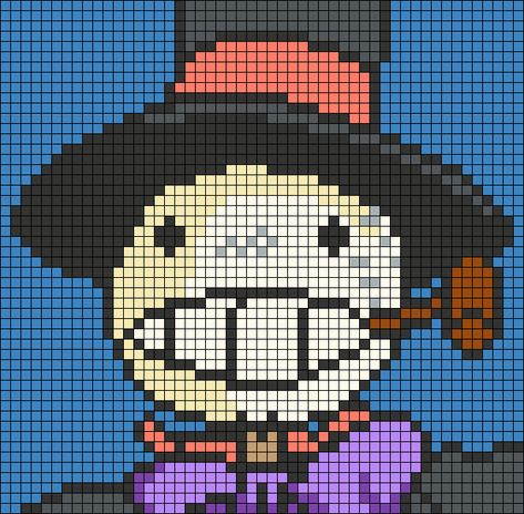 Alpha pattern #50686 | BraceletBook Crochet Graphgan Anime, Crochet Graph Patterns Studio Ghibli, Studio Ghibli Crochet Graph, Princess Mononoke Alpha Pattern, Crochet Tapestry Pattern Studio Ghibli, Crochet Alpha Pattern Studio Ghibli, Calcifer Alpha Pattern, Alpha Patterns Studio Ghibli, Crochet Graph Patterns Anime