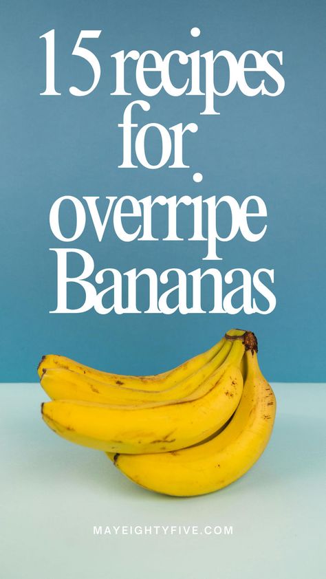 Looking for reasons to use those overripe bananas? We've got 12 delicious excuses! Dive into these recipes and never look at a brown banana the same way again. #BananaDesserts #EcoFriendlyCooking #TastyTreats Recipes For Overripe Bananas, Ripe Banana Recipes Healthy, Healthy Breafast, Healthy Banana Recipes, Banana Recipes Easy, Banana Recipes Overripe, Banana Sushi, Ripe Banana Recipe, Pregnancy Snacks