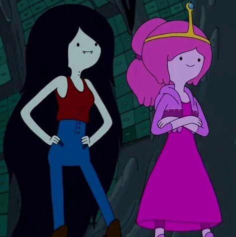 Marceline the Vampire Queen and Princess Bubblegum, "Adventure Time" #Bubbline Bubblegum Marceline, Marceline And Princess Bubblegum, Princess Bubblegum, Adventure Time, I Hope