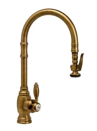 Antique Brass Kitchen Faucet Pull Down, Antique Brass Kitchen Faucet, Unique Faucets, Brass Kitchen Tap, Gold Kitchen Faucet, Brass Kitchen Faucet, Faucet Accessories, Brass Kitchen, Gold Kitchen