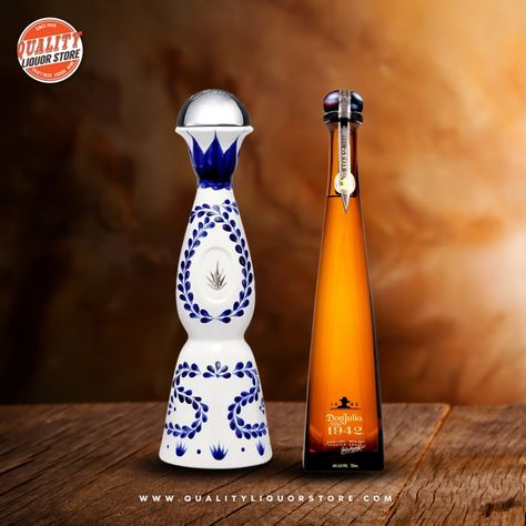 Clase Azul Reposado + Don Julio Anejo 1942 Tequila Bundle! 🥃 This bundle includes two of the finest tequilas we offer, perfect to enjoy in your favorite as shots or in crafted cocktails! #SanDiego #LiquorBundle #QualityLiquor #BuyLiquorOnline 1942 Tequila, Don Julio Tequila, Patron Bottle, Tequila Bar, Decorated Bottle, Black Spray Paint, Premium Food, Liquor Store, Bar Ideas