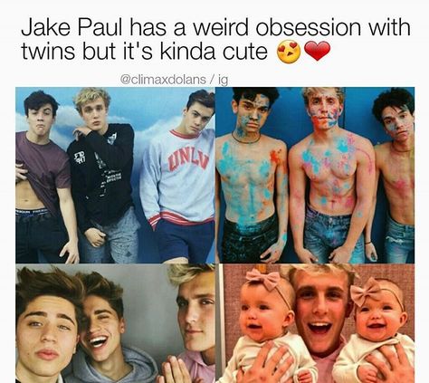 I have an identical twin. If only I could meet Team 10 Tatum And Oakley, Jake Paul Team 10, Logan And Jake, Martenez Twins, Dolan Twins Memes, Dobre Brothers, Taytum And Oakley, Team 10, Martinez Twins