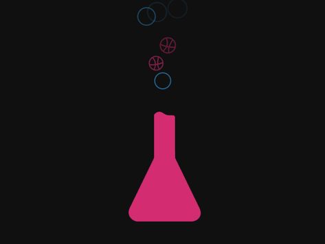 Hi everyone! I'd like to present you my latest animation work. Here's what Dribbble effect in my opinion looks like: you take some skills, add some collective inspiration and - BAM! - the results e... Chemistry Animation, Chemistry Gif Animation, Chemistry Gif, Science Gif, Science Bottle, Medicinal Chemistry, Chemistry Art, Labs Art, Lab Logo