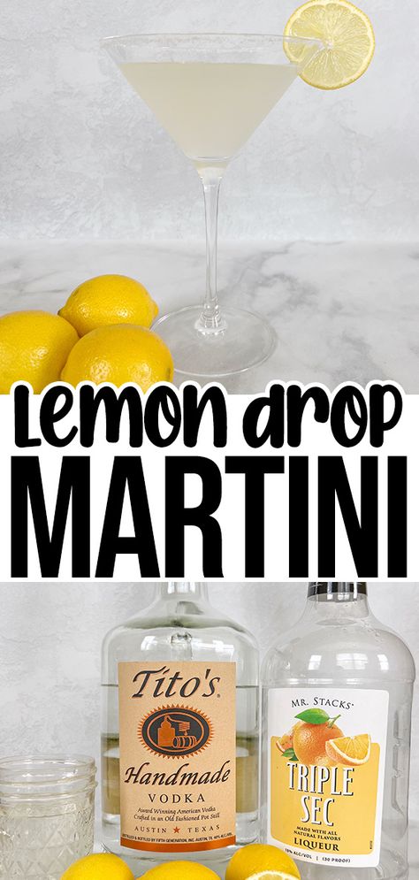 Lemon Drop Alcohol Drink, Lemon Drop Martini Recipe For A Crowd, Lemontini Cocktails, Lemon Drop Pitcher, Lemon Drop Pitcher Recipe, Lemon Drops Drink Recipe, Lemon Vodka Cocktails, Lemondrop Martini Recipe, Easy Vodka Drinks