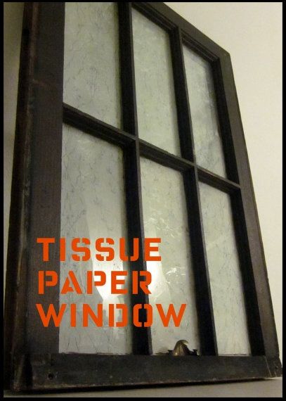 tissue paper window- how to Tissue Paper Window, Doily Lamp, Heart Mixed Media, Mixed Media Art Canvas, Old Windows, Old Door, Old Stuff, Door Window, Used Books