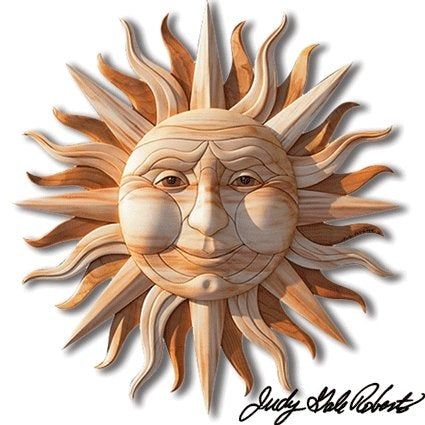 Bois Intarsia, Best Scroll Saw, Intarsia Wood Patterns, Woodworking Plans Patterns, Intarsia Patterns, Scroll Saw Patterns Free, Intarsia Woodworking, Woodworking Patterns, Sun Face