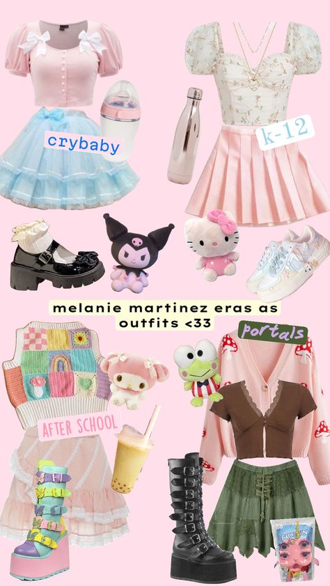 Melanie Martinez K 12 Outfit, Melanie Martinez Aesthetic Outfits, Melanie Martinez Outfit Ideas, Melanie Martinez Inspired Outfits, Melanie Martinez Style, Cute Concert Outfits, Melanie Martinez Outfits, Melanie Martinez Concert, Pink Music