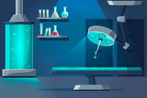 Cartoon laboratory room with equipment F... | Free Vector #Freepik #freevector #technology #cartoon #science #job Cartoon Laboratory, Dee Dee Dexter's Laboratory, Lab Image, Sci Fi Games, Anime Places, Science Background, Cute Galaxy Wallpaper, Laboratory Science, Coding For Kids