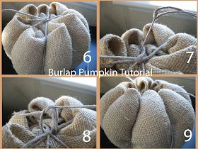 Pumpkin Tutorial, Burlap Pumpkins, Burlap Projects, Diy Burlap, Fall Deco, Burlap Crafts, Velvet Pumpkins, Fall Crafts Diy, Autumn Crafts