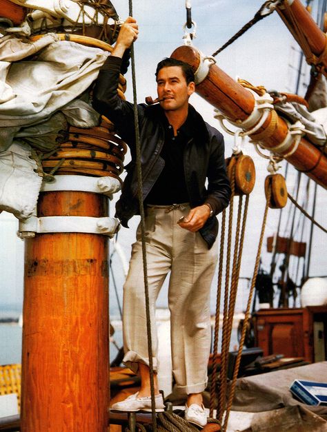 A Different Boat Shoe Best Boat Shoes, Errol Flynn, Best Boats, Sail Boats, Hobart, Vintage Hollywood, Sailboats, Classic Hollywood, Stylish Men