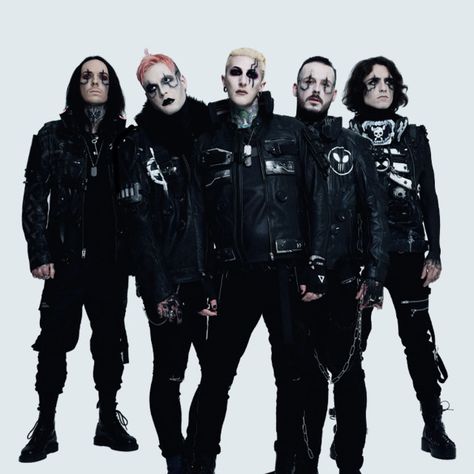 Motionless In White Group Photo, Motionless In White Aesthetic, Motionless In White Poster, Motionless In White Wallpapers, Motionless In White Band, Vinny Mauro, 00s Nostalgia, White Guy, Chris Motionless