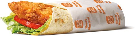 NEW ITEM: Royal Crispy Chicken Wrap from Burger King. See the full nutrition facts, weight watchers points and allergies on our website. #fastfood #nutrition Crispy Fried Chicken Breast, Spicy Chicken Wrap, Crispy Chicken Wraps, Chicken Filet, Fast Food Items, Ranch Recipe, Fried Chicken Breast, Crispy Fried Chicken, Burger Sauce